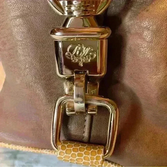 Rebecca Minkoff Satchel. Two Toned. Leather Tan and Brown color. - Picture 5 of 14